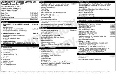 2024 Chevrolet Silverado 3500HD Work Truck