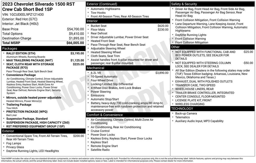 2023 Chevrolet Silverado 1500 RST