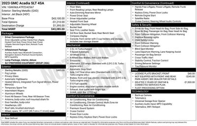 2023 GMC Acadia SLT