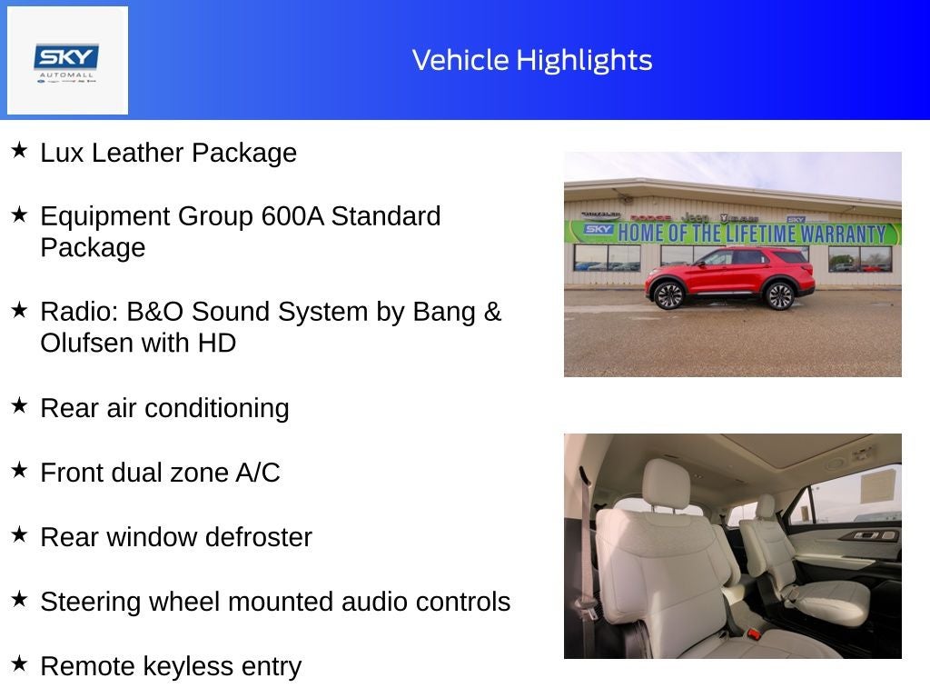 2026 Ford Explorer Platinum