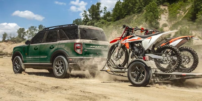 ford bronco sport towing dirt bikes